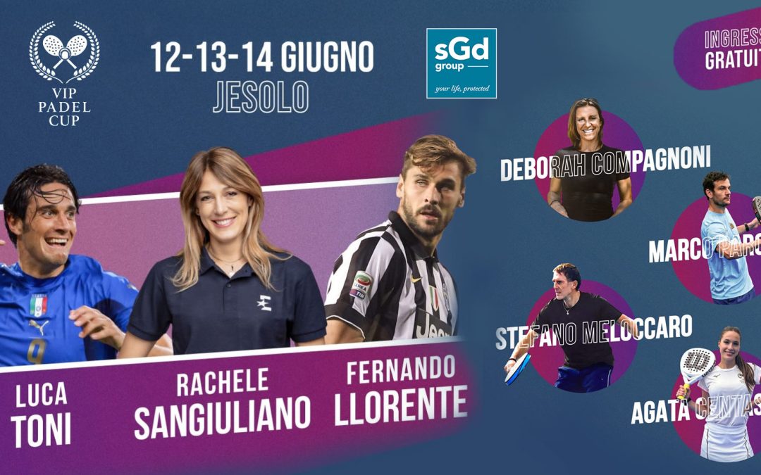 SGD Group a Jesolo per la VIP Padel Cup 2025: sport, celebrità e inclusione