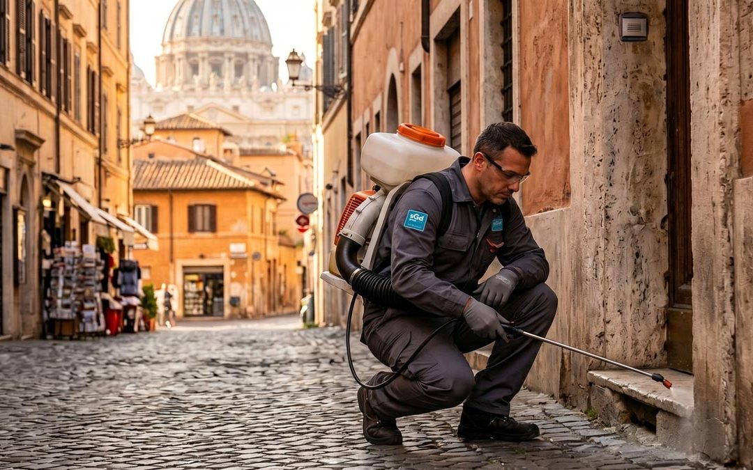 SOS infestanti a Roma: come intervengono i professionisti di SGD Group
