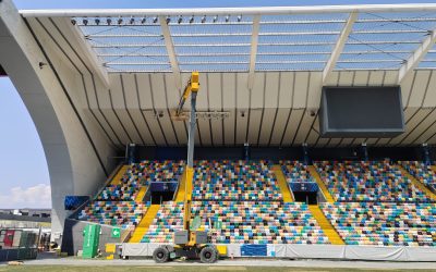 Dissuasione volatili al Bluenergy Stadium: SGD Group al lavoro per Udinese Calcio